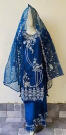 3 PCs Organza Ready to Wear for Girls and Women
