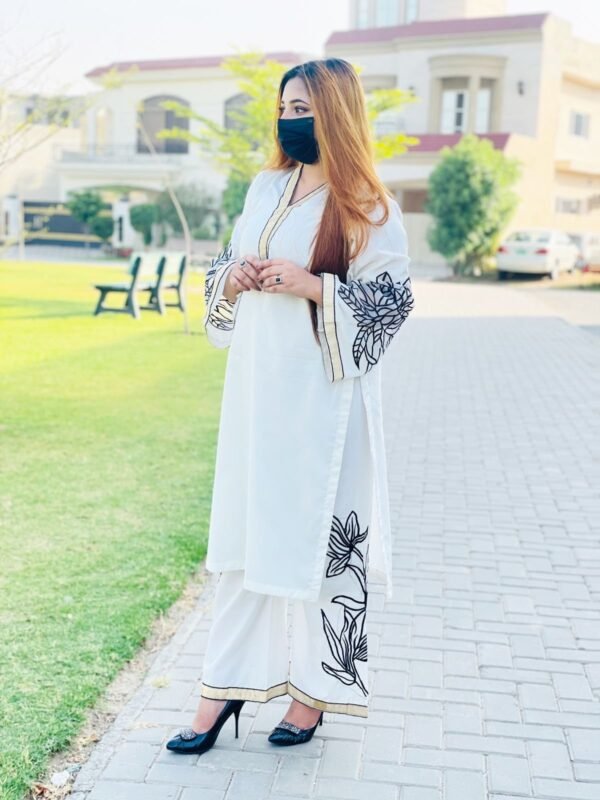 Hania Amir Embroidered Design 3Pcs - Image 13
