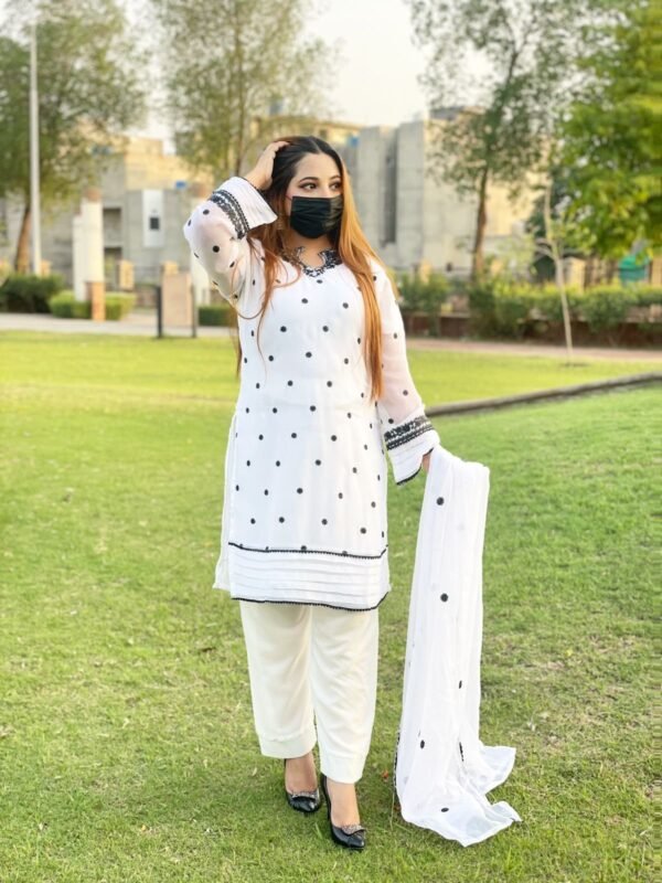 Hania Amir Embroidered Design 3Pcs - Image 9